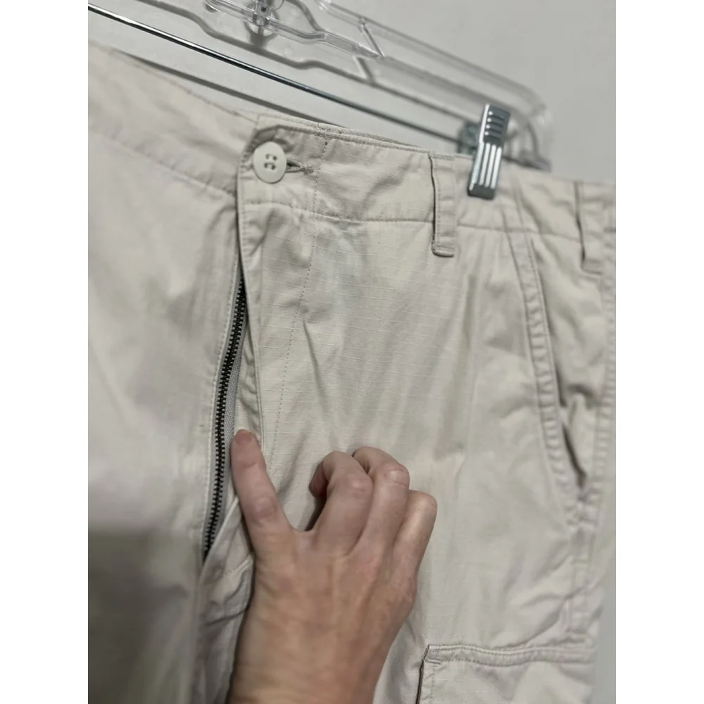 Banana Republic Cargo Pant Utility Khaki‎ Men’s 33R Vintage Y2K 90s